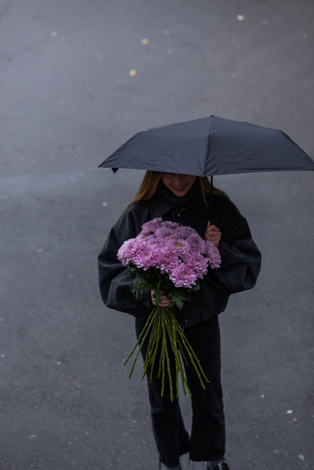 Deko Chrysanthemen Rosa